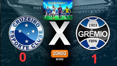 Cruzeiro x Grêmio Copa do Brasil 31/05/2023(Cruzeiro perde em casa para o Grêmio de 1 a 0)