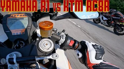 YAMAHA R1 vs KTM RC8R