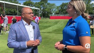 Mike Tirico talks about PGA Tour's competition with LIV golf