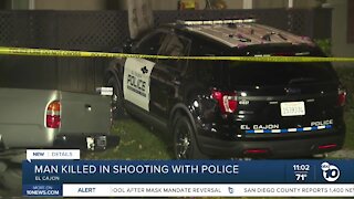 Man killed in shooting with El Cajon police
