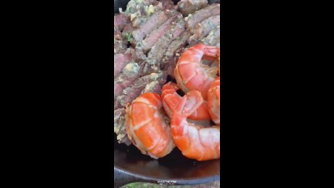 Garlic Butter Steak & Shrimp