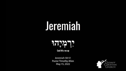 Jeremiah 50-51