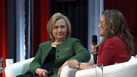 Canada: Deputy PM Chrystia Freeland in conversation with Hillary Clinton at Liberal convention