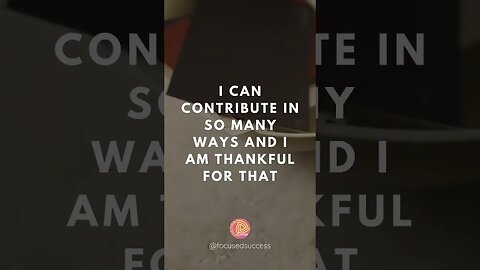 Daily Motivation - I Can Contribute ..... - Aakash Gandhi