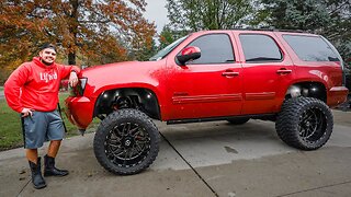 I CUSTOM BUILT A MASSIVE TAHOE IN MY DRIVEWAY!!!