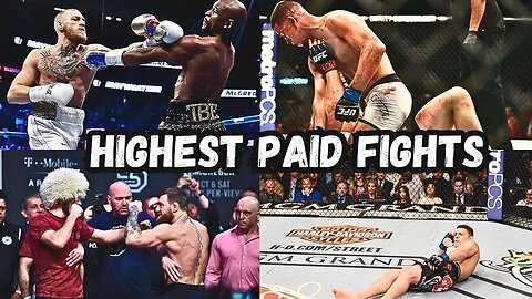 TOP 5 HIGHEST PAID FIGHTS OF UFC HISTORY 😱🤑