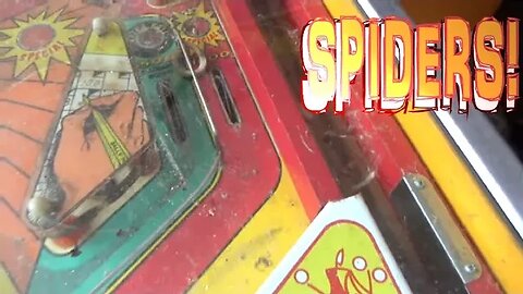 We bought A 1978 Bally Strikes And Spares Pinball Machine Out Of A Carport - Full Of Spiders!!!