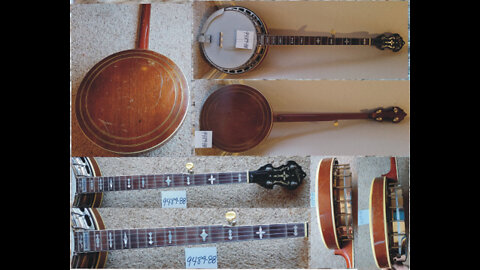 Gibson Mastertone 1929 RB-3 5 string conversion FON 9489-95