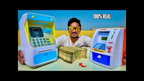 RC Realistic ATM Money Bank With Sensor Lock Unboxing & Testing- Chatpat toy TV