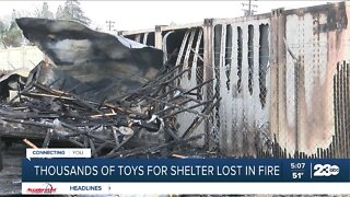Thousands of toys for shelter lost in fire