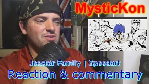 GF17: Reaction & commentary MysticKon speedart Joestar Family