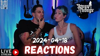 Thursday Live Music Reactions with Songs & Thongs - 18 April 2024