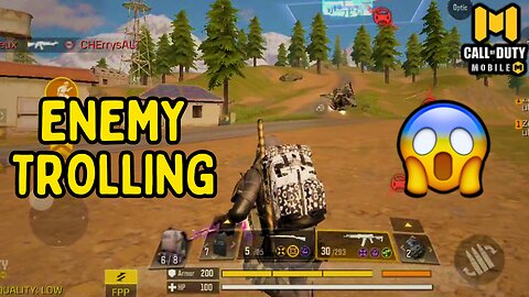 ENEMY TROLLING US 😂 | Call Of Duty Mobile