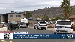 Two adults and young child found dead inside Phoenix home