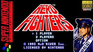 Aero Fighters: Mao - Super Nintendo (Full Game Walkthrough)