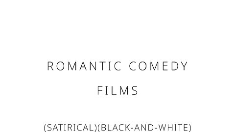 Romantic comedy films