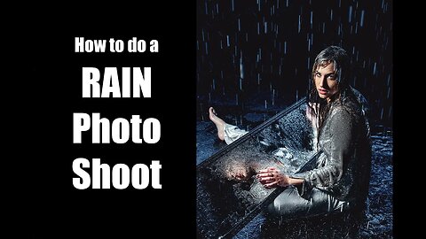 How to do a RAIN PHOTO SHOOT- Tips and Tricks using the Anova Pro 3- FD Photo Studio Los Angeles