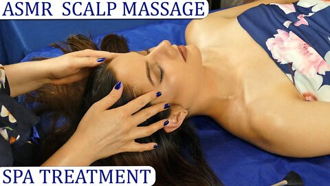 ASMR Scalp Massage ♥ Spa Treatment | Relaxing for Sleep