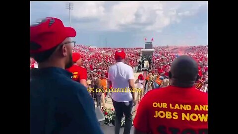 Malema led several thousand supporters in a chant “Shoot to kill!” Kill the Boer, kill the farmer!”