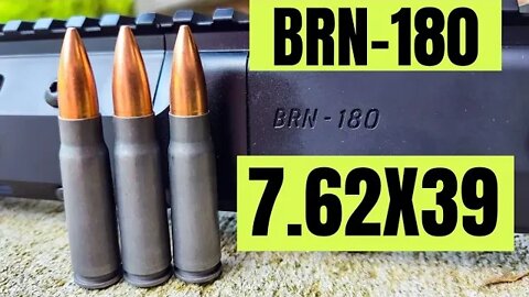 BRN-180 in 7.62x39 - First Shots and Sighting In