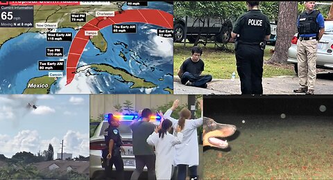 FLORIDA PREPS FOR MAJOR HURRICANE AS TAINTED GAS HITS AREA*UNC SHOOTER FROM WUHAN?*7.1 QUAKE*ORBS*
