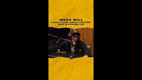 #meekmill I don’t care about anyone that’s against us. 🎥 @mworthofgame