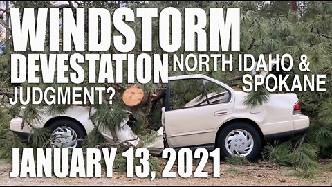 Windstorm Devastation | Jan. 13, 2021 | North Idaho College | Spokane, WA | Eye Witness