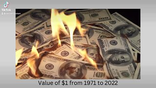 1971 The Value of $1 from 1971 to 2022