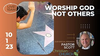 This pastor says "We're focused on the WRONG PERSON" - Worship God Not Others