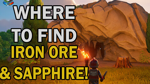 How to Find Iron Ore & Sapphire in LEGO Fortnite