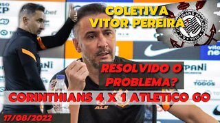 COLETIVA VITOR PEREIRA CORINTHIANS 4 x 1 ATLETICO GO | COPA DO BRASIL2022