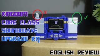 Video Review for Kingdom - Core Class - Soundwave Upgrade Kit