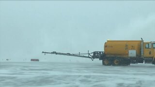 Cleveland Hopkins new snow removal equipment shows improvements during storm