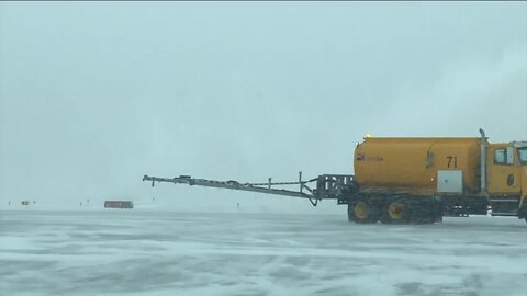 Cleveland Hopkins new snow removal equipment shows improvements during storm