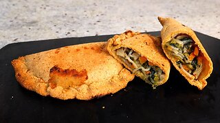 Keto vegan veggie pockets (shortcrust pasty) | Keto vegan gluten-free