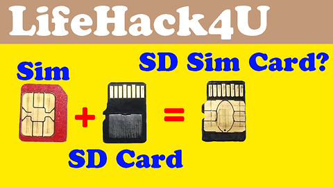 Lifehack Combine Simcard with Sd Card