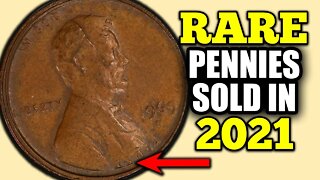 20 RARE PENNIES SOLD IN 2021 THAT ARE WORTH MONEY!!