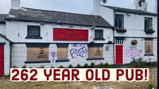 Abandoned 262 year old Red Lion Pub. Leeds