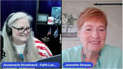 INTERVIEW - AUTHOR JEANETTE STRAUSS - REDEEM THE GATES! Faith Lane Live w Annamarie 10/7/22