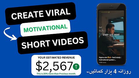 Apnay Potential Ko Kholey: Motivational Choti Videos Bana Kar 2,357 Dollars/Mahina Kamayein!