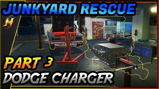 Car Mechanic Simulator 2018 - Dodge Charger - Junkyard Build Part 3