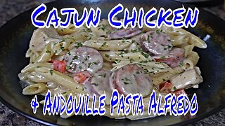 Cajun Chicken & Andouille Sausage Pasta Alfredo
