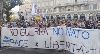 Protests In Rome Demanding An End To Italy’s Involvement In NATO