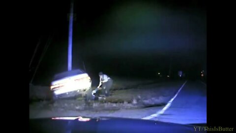 Full dashcam shows officer slip, fall, and fatally shooting suspect in Georgetown County after chase