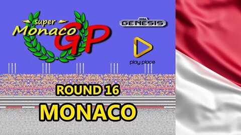Super Monaco GP - Sega Genesis / Round 16 - Monaco GP - Team Madonna