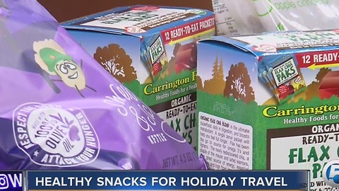 Healthy snacks for your holiday travels