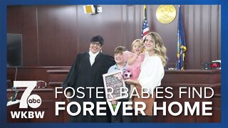 'She's just the missing piece': Foster baby adopted, finds forever home