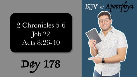 Day 178 - Bible in One Year KJV [2022]