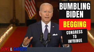 BIDEN BEGS Congress To Infringe In Prime-Time Address