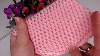 How to crochet Tunisian basket stitch simple tutorial for beginners by marifu6a